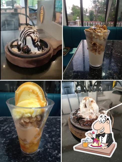 Don’t forget to order a dessert at KAMATH ICECREAM