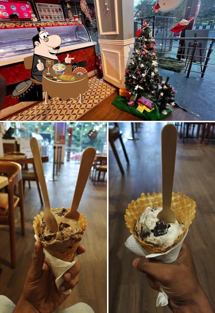 The photo of food and interior at Cold Stone Creamery-Sarjapur