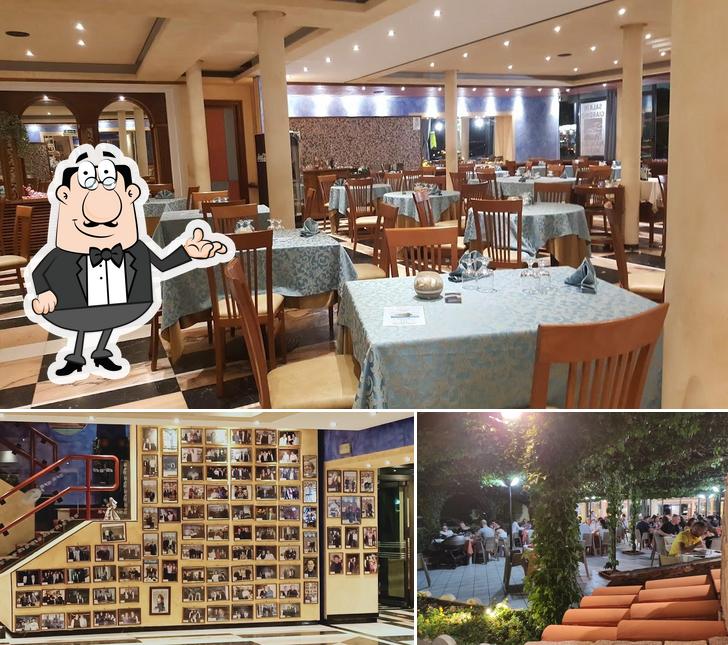 La immagine di interni e esterno da Ristorante Pizzeria Le Arcate