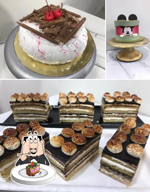 Chocolate cake at Basket of Bakery