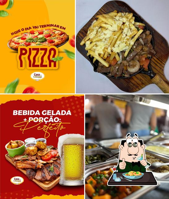 Platos en Casa do Chopp