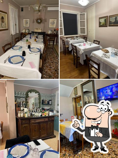 Gli interni di Il Caminetto da Papy