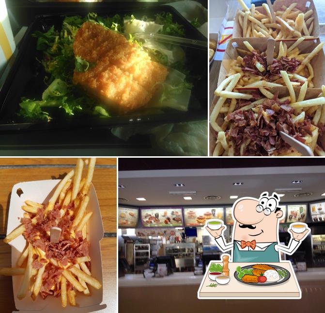 Platti al McDonald's Roma Casal del Marmo