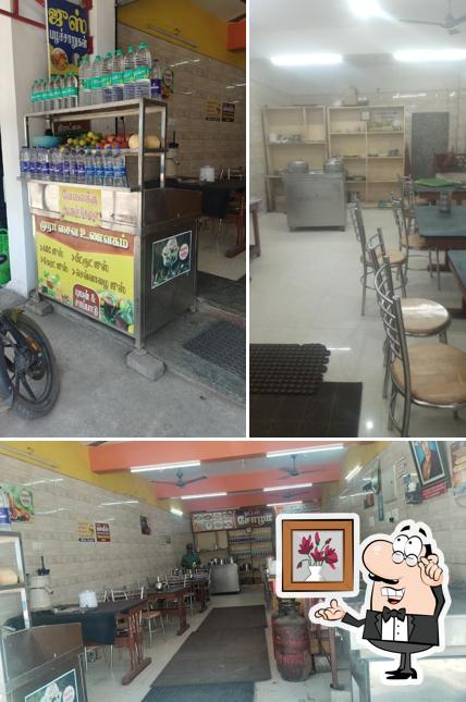Among various things one can find interior and exterior at Mura veg Restaurant