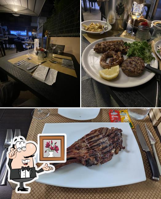Carne Vino Ristorante si caratterizza per la interni e cibo