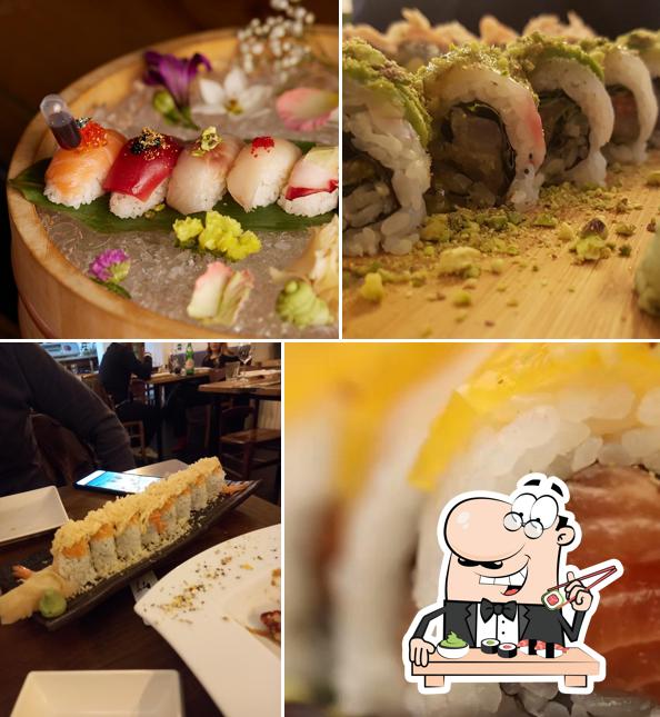 Ordina le diverse opzioni di sushi