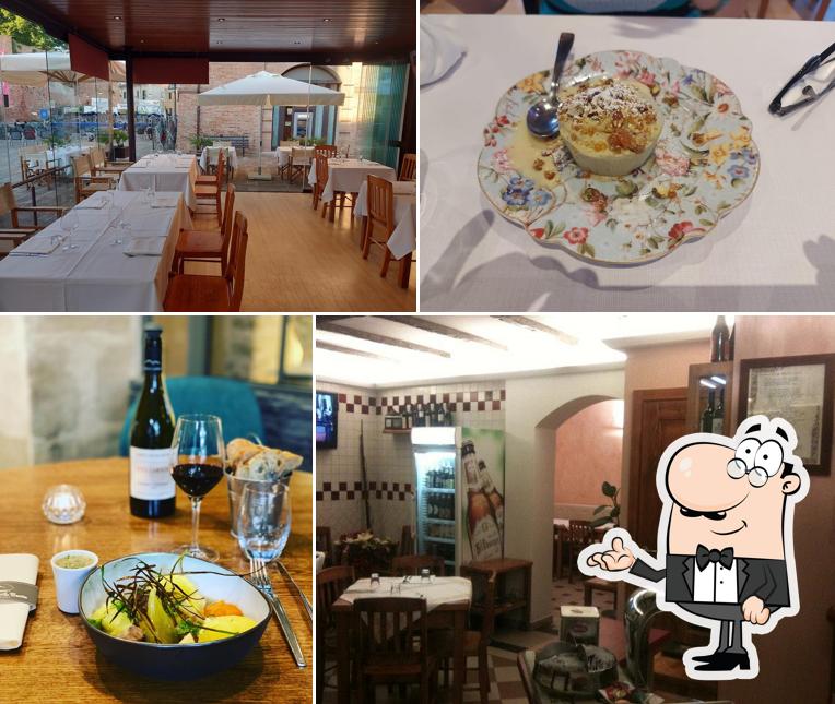 Gli interni di Osteria Macelleria Lucchi