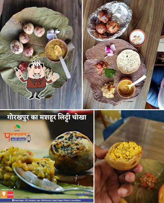 Food at Parampara Baati Chokha