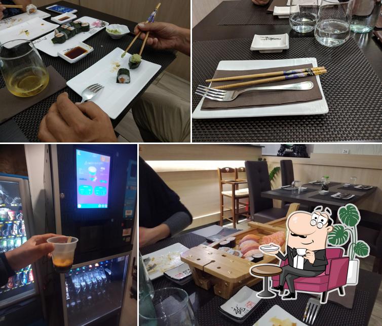 Dai un'occhiata agli interni di Sushi Wei