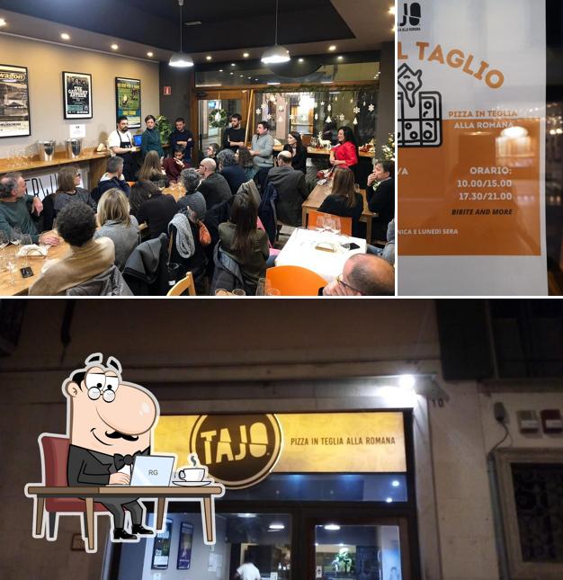Gli interni di Tajo Pizza In Teglia