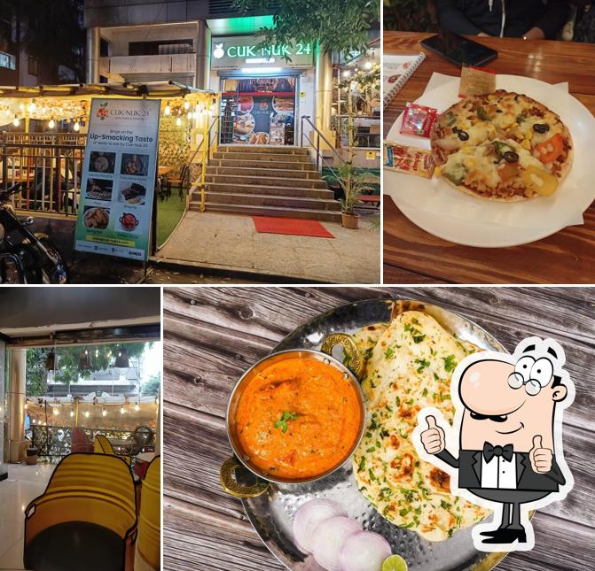 See this photo of blue cafe