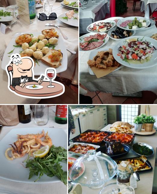 Platti al Ristorante Il Rusticano