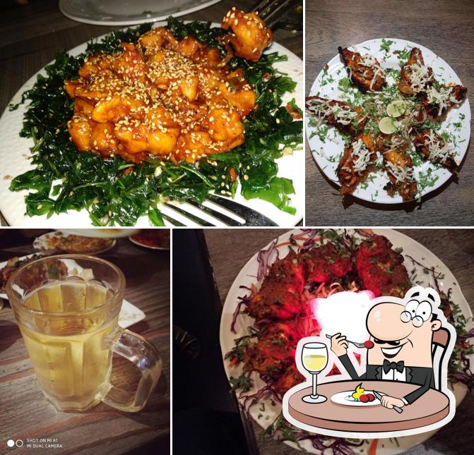 Food at Sauces And Spices Nityanand Restaurant & Bar