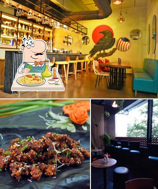 The photo of food and interior at Tipsy Crow Restobar