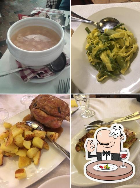 Cibo al Trattoria Osteria Buca Manzoni