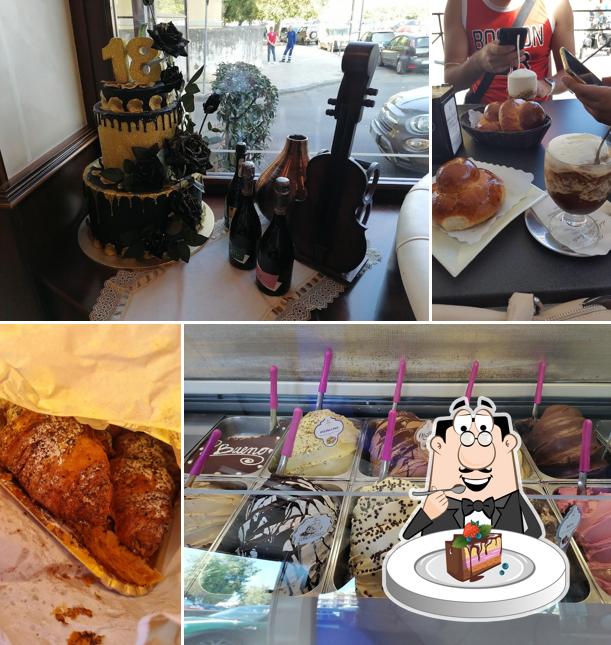 Torta al cioccolato al Bar Dello Studente