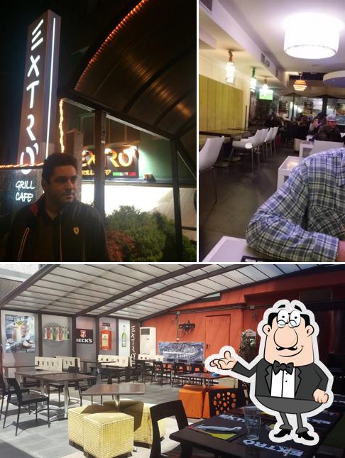 Gli interni di Extrò Grill Café