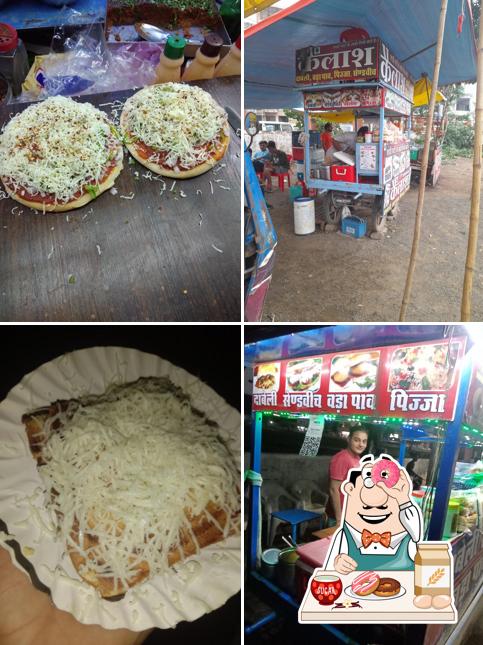 Kailash Dabeli Vadapav sandwich &pizza Center serves a variety of desserts