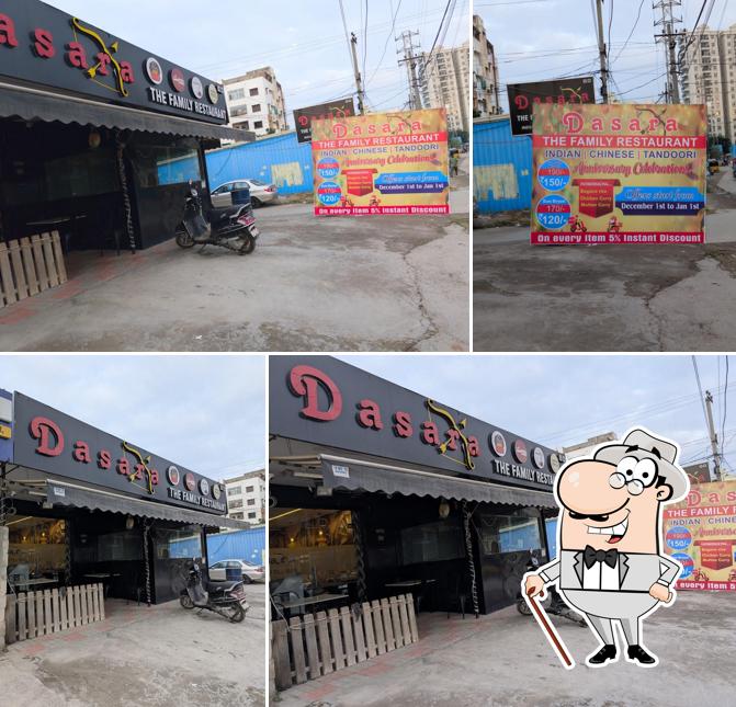 The exterior of Dasara the family restaurant