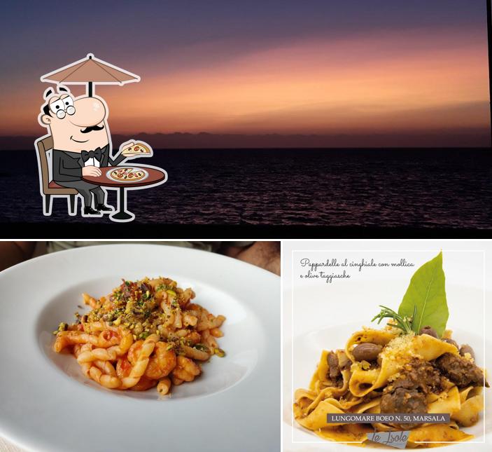 Goditi la vista dagli esterni di Le Isole Ristorante
