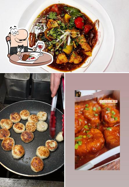 Order meat dishes at Momos Everyday