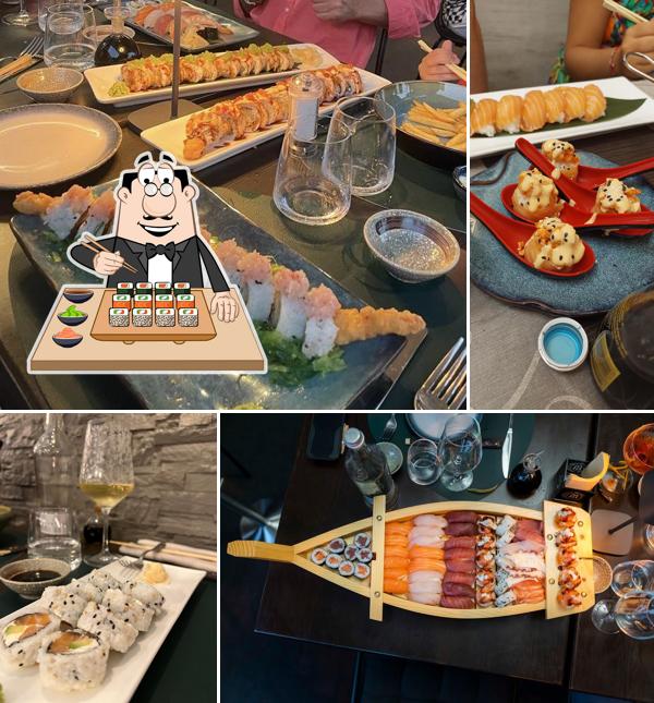 Scegli le varie opzioni di sushi