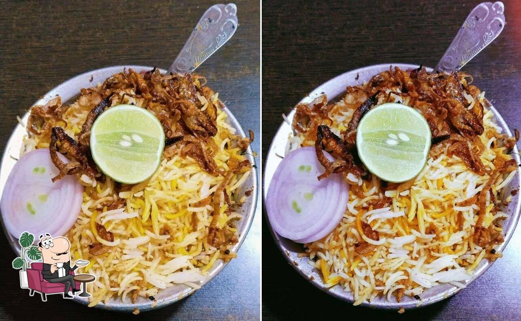 The interior of Royal bawachi biryani and fast food