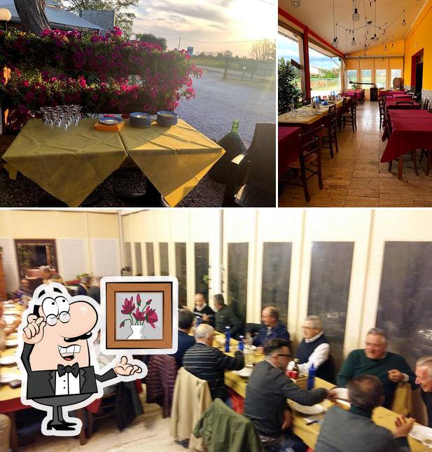Siediti a un tavolo di Trattoria Il Cerro