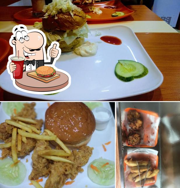 Get a burger at Magic Mug