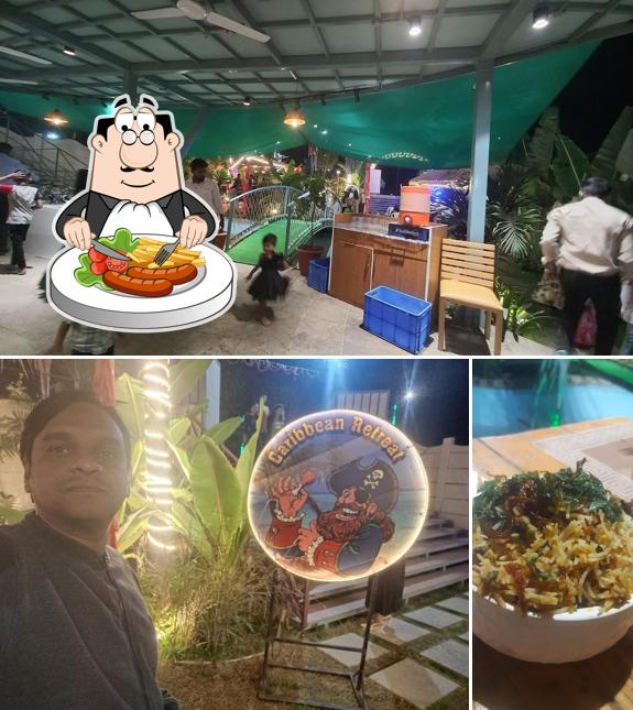 Food at Caribbean Retreat Restaurant