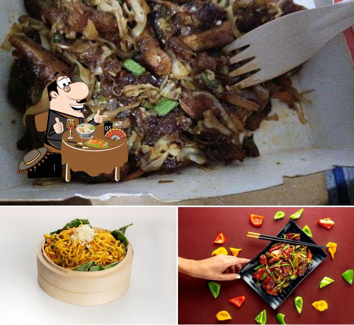 Food at Crave Yard - Momos and More