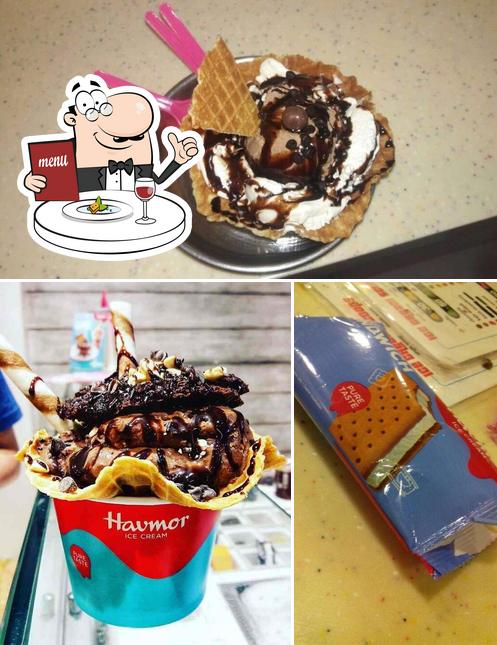 Food at Havmor Havfunn Icecream