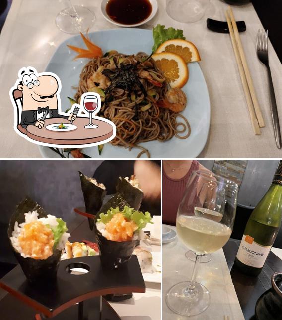 La foto di cibo e birra da Ristorante Giapponese Kazan Sushi