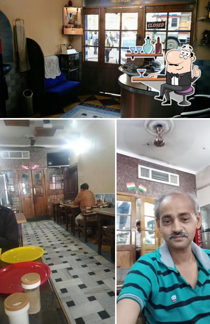 The interior of Neel Kamal Restaurant