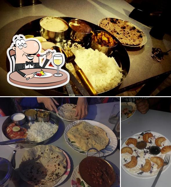 Food at Om Baba Restaurant