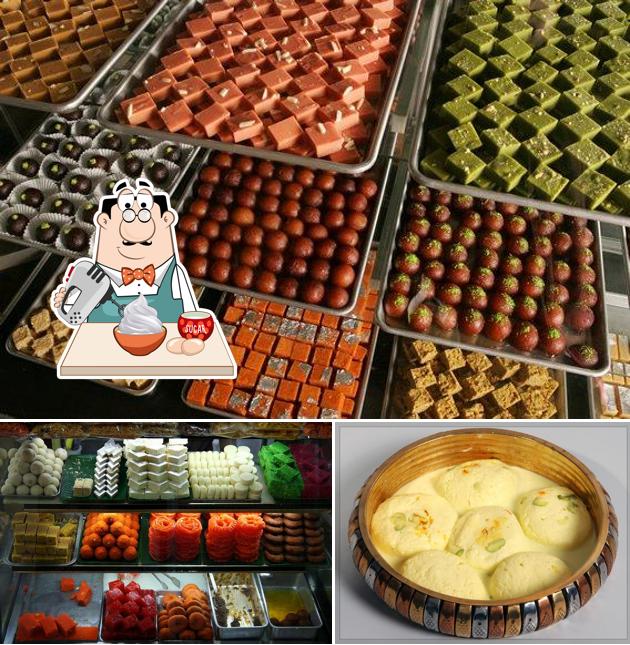 Anand Bazar offers a variety of sweet dishes