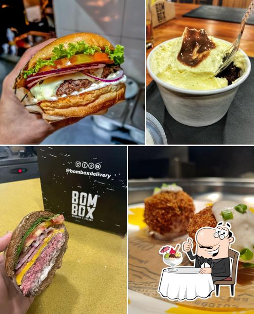 BOMBOX O BOM DA VIDA! serve uma escolha de sobremesas