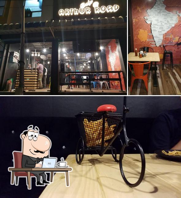 The interior of Cafe @Arthur Road