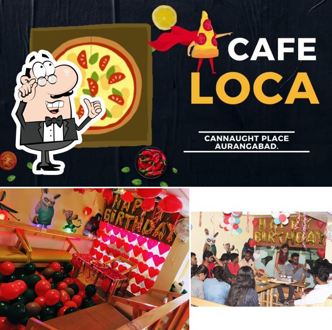 Take a seat at one of the tables at Cafe LOCA Resto & Juice Bar