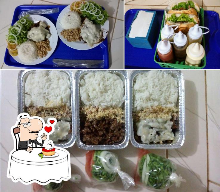 Dih Lanches serve uma variedade de sobremesas
