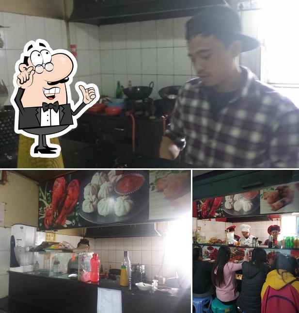 The interior of Falafel Fastfood