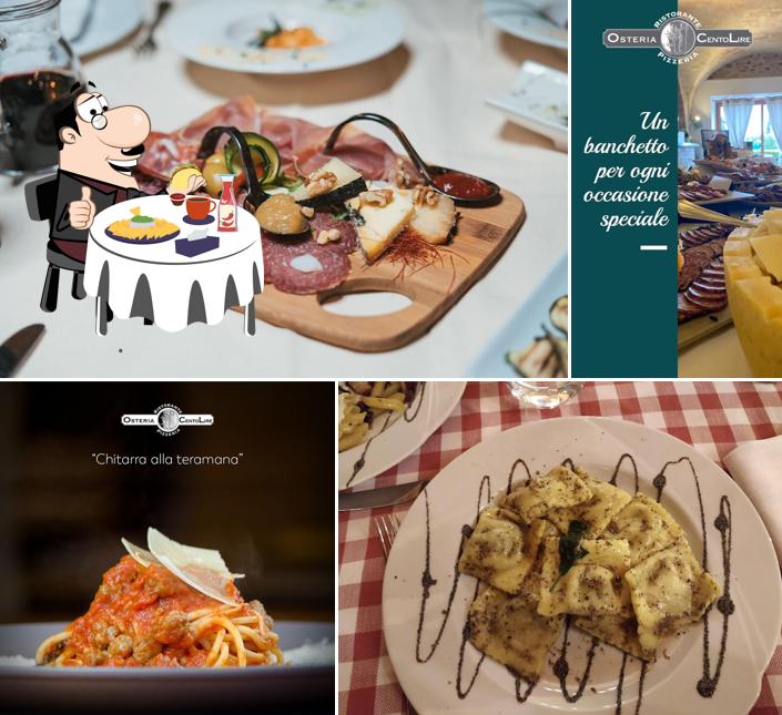 Piatto di formaggi al Osteria Centolire