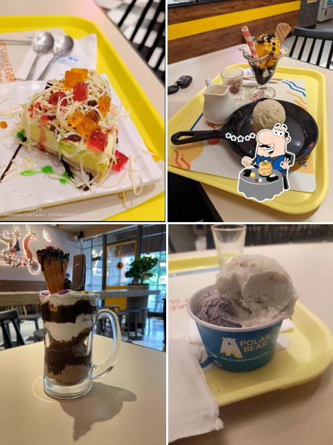Food at Polar Bear Ice Cream Sundaes - Suncity