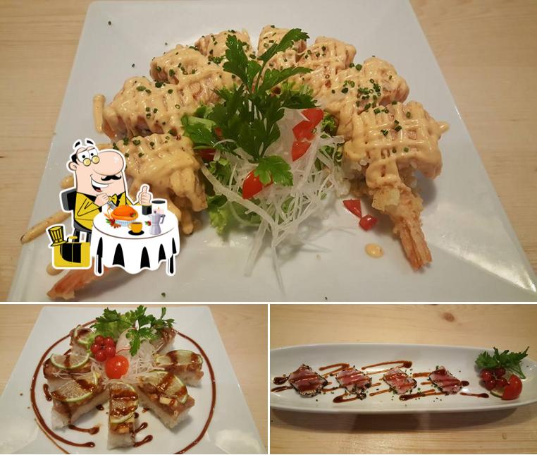 Cibo al Ristorante Giapponese Tao