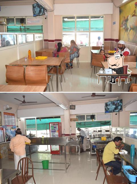 The interior of Sri Annapurna Tiffins & Mess