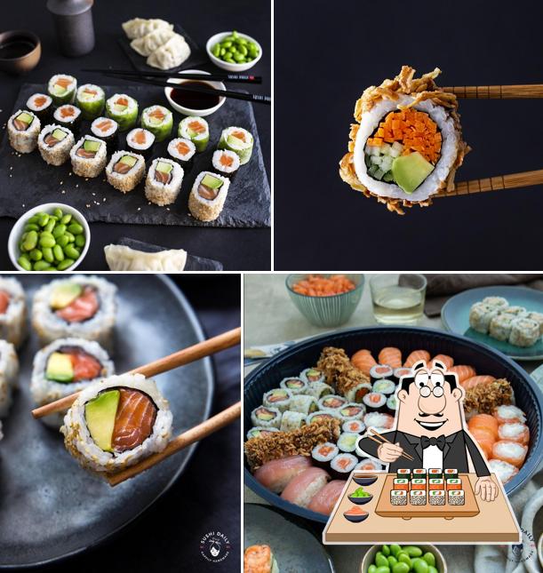 Ordina le varie opzioni di sushi