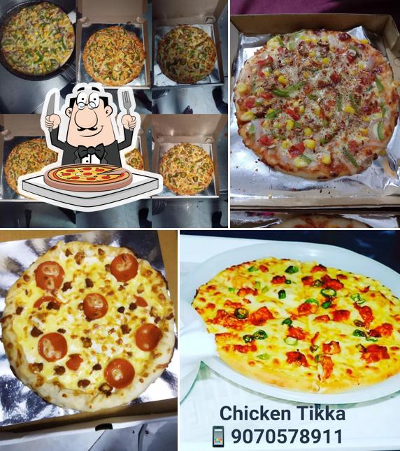 Pick pizza at YR pizza corner