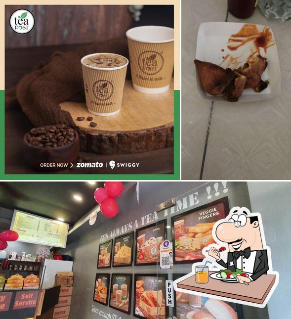The restaurant's food and beverage