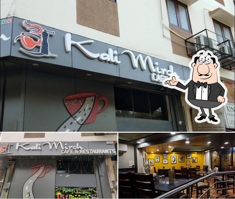 The interior of Kali Mirch Cafe & Restaurants