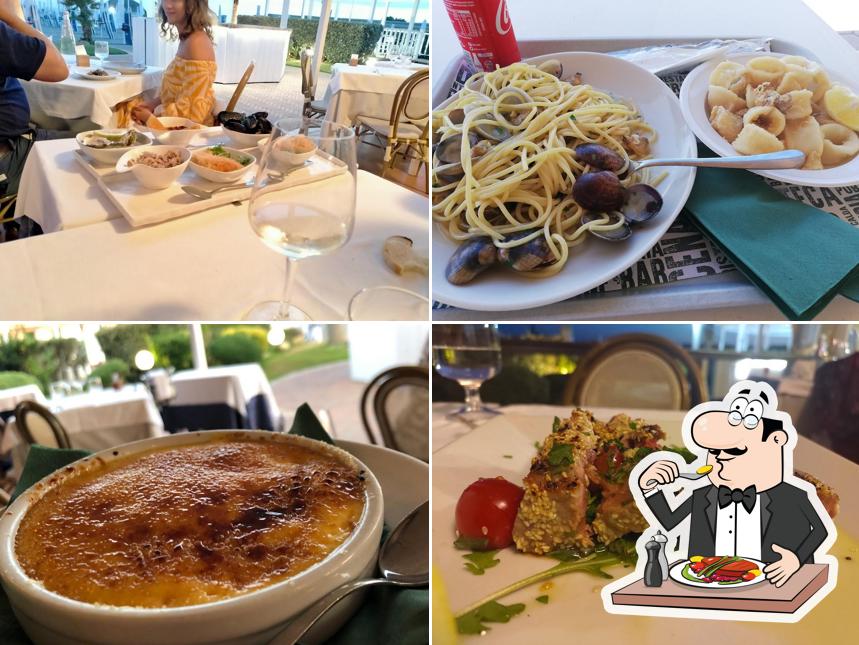 Creme brulee al Il Corsaro beach